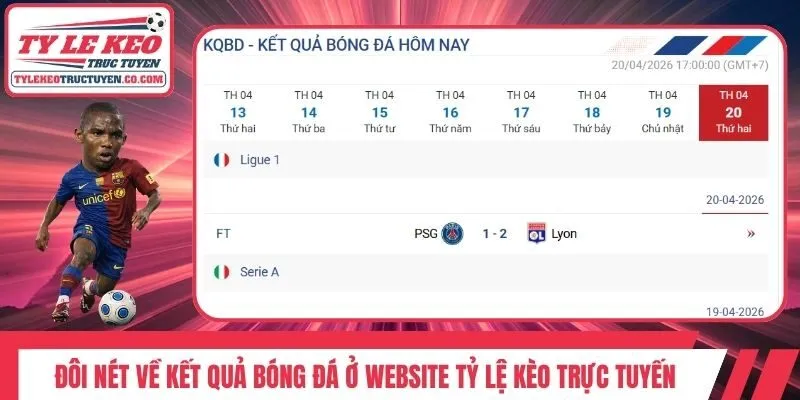 Đôi nét về kết quả bóng đá ở website Tỷ lệ kèo trực tuyến