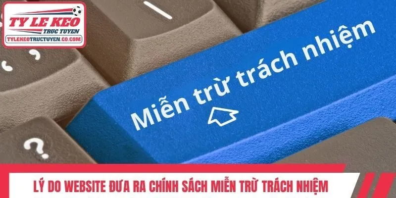 Lý do website đưa ra chính sách miễn trừ trách nhiệm