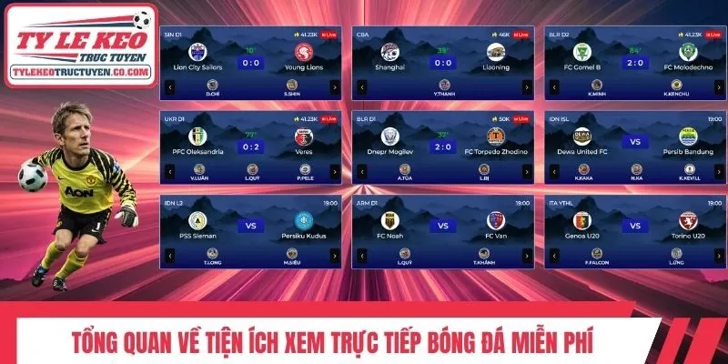 Tổng quan về tiện ích xem trực tiếp bóng đá miễn phí